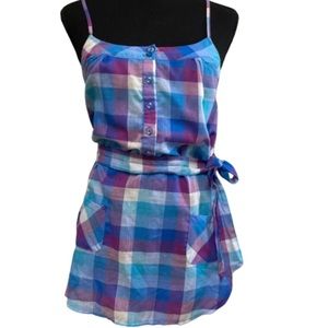 Belted Summer Top With Pockets